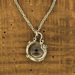 Alternative view of Gotland Necklace Rock Crystal Sterling Silver 16mm