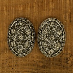 Alternative view of Hedeby Oval Brooches Sterling Silver