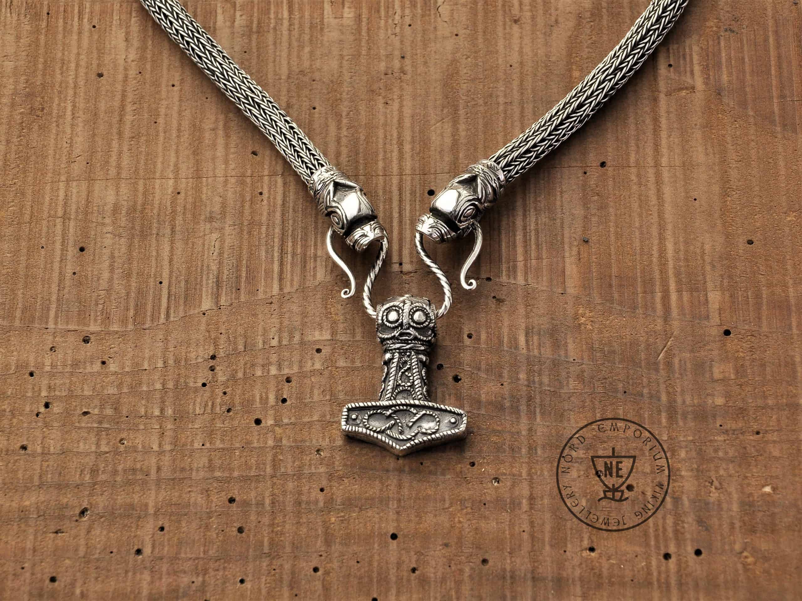 by Person med ansvar for sportsspil Gnaven Jomsvikings Thor's Hammer Necklace Sterling Silver - Nord Emporium