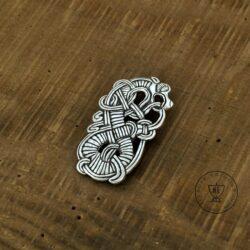 Enmeshed Dragon Brooch