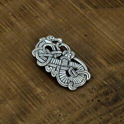 Enmeshed Dragon Brooch