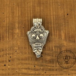 Alternative view of Härad Loki Mask Pendant Sterling Silver