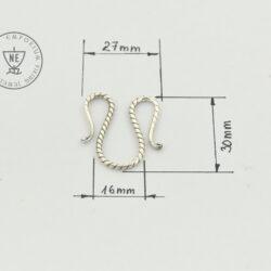 M clasp pendant