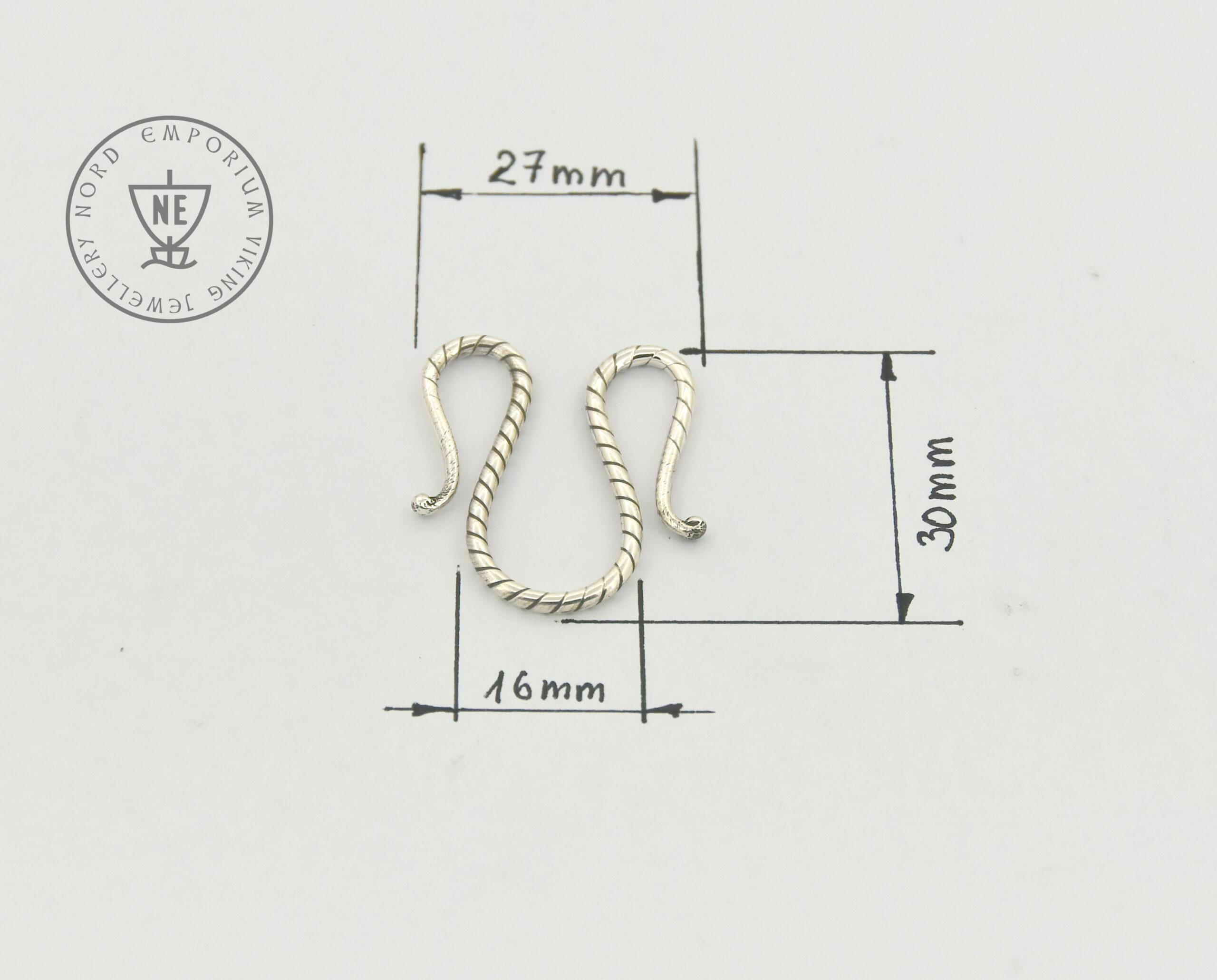 Sterling Silver Necklace Hooks Lrg - Originals by Omar