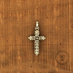 Alternative view of Ragnar's Athelstan's Cross Double-Sided Sterling Silver