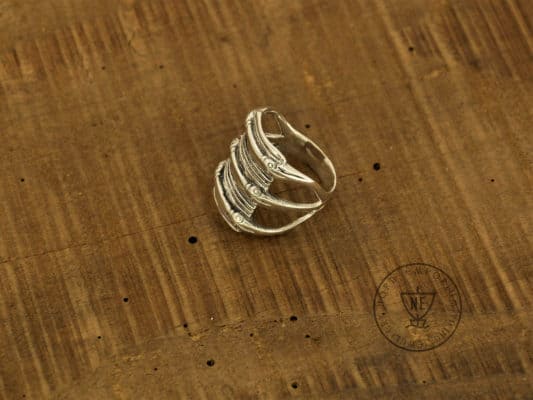 Häljum Raven Viking Ring Sterling Silver - Nord Emporium