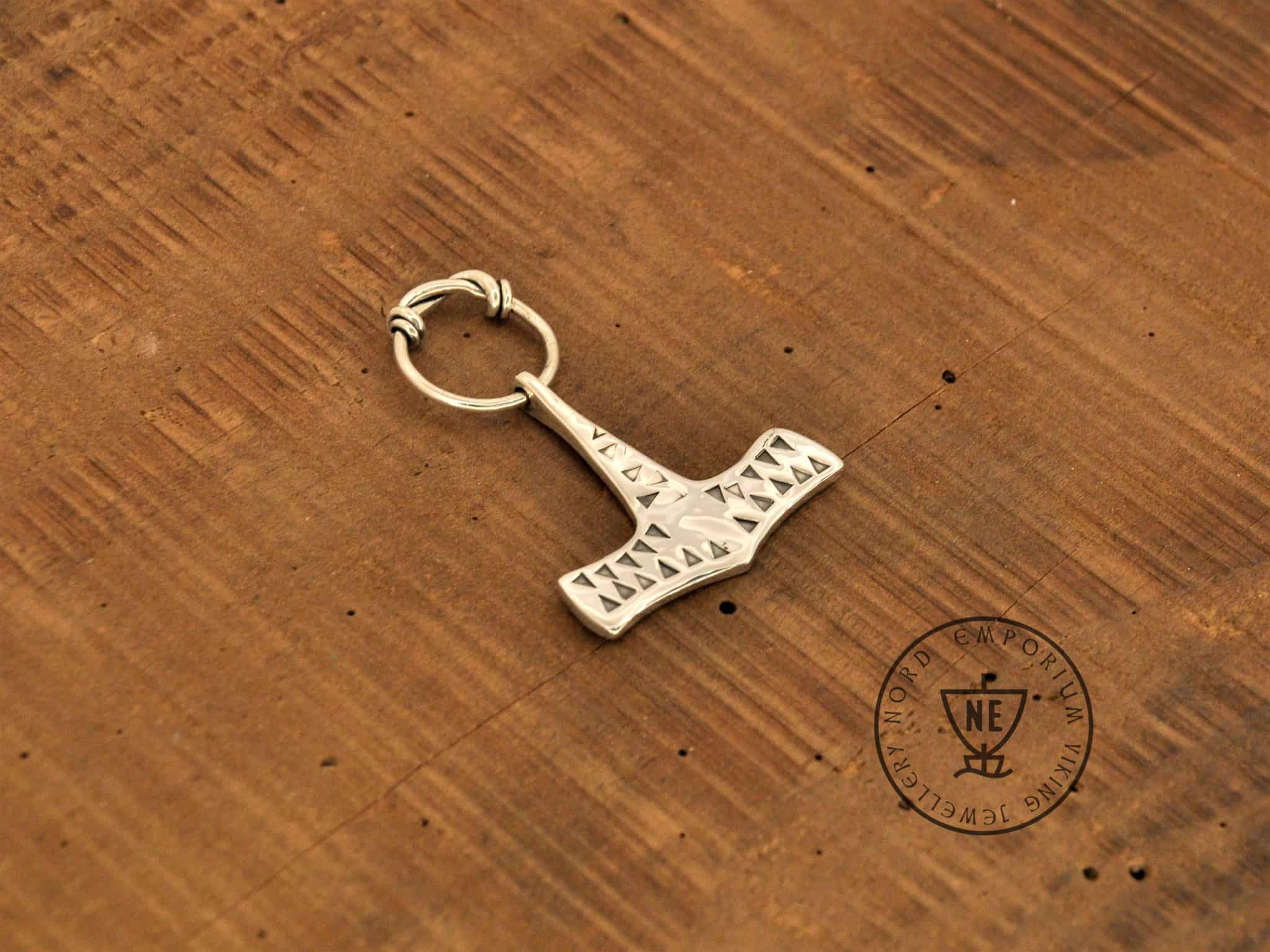 Danish Stamped Thor's Hammer Sterling Silver - Nord Emporium