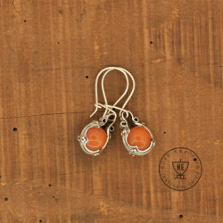 Orange Aventurine Earrings