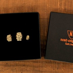 bronze beard beads set