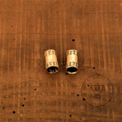 6mm bronze beard beads
