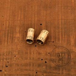 6mm bronze beard beads