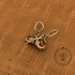 Amber Earrings