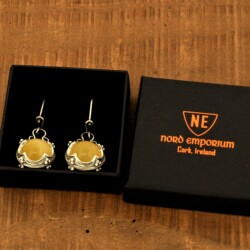 Lemon Amber Earrings