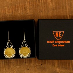 Lemon Amber Earrings