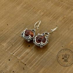amber earrings