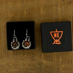 amber earrings