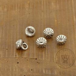 silver buttons