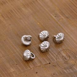 silver buttons
