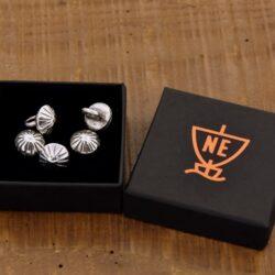 silver buttons