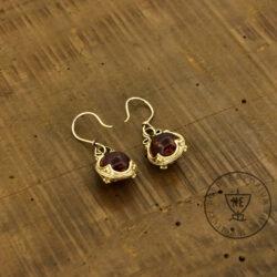 Gotland Earrings Gold and Amber