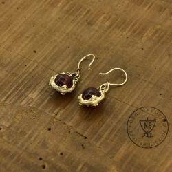 Gotland Earrings Gold and Amber