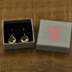 Gotland Earrings Gold and Amber