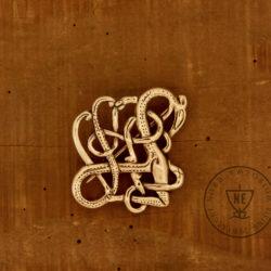 Alternative view of Tröllaskógur Urnes Brooch Bronze