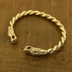 Gold Gotland Arm Ring