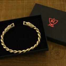 Gold Gotland Arm Ring