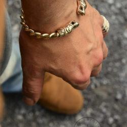 Gold Gotland Arm Ring