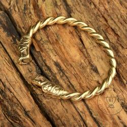 Gold Gotland Arm Ring
