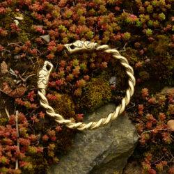 Gold Gotland Arm Ring