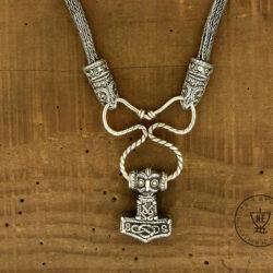 Alternative view of Erikstorp Thor's Hammer Necklace Sterling Silver