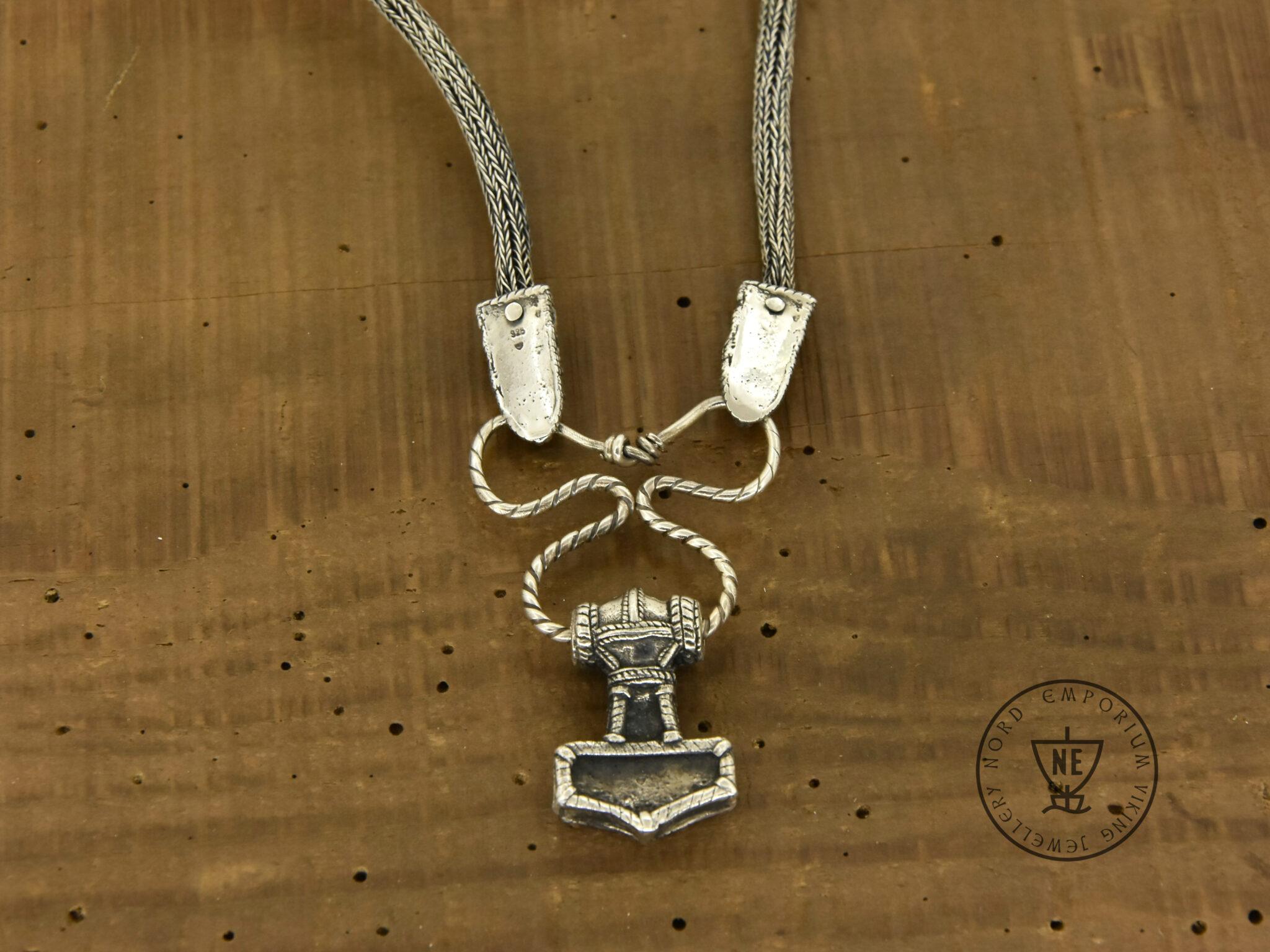 Erikstorp Thor's Hammer Necklace Sterling Silver - Nord Emporium
