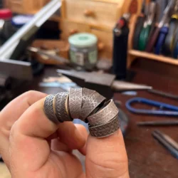 Truso Viking Stamped Ring