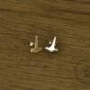 Thor's Hammer Stud Earrings 14k Gold