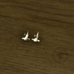 Gold Thor stud earrings