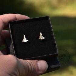 Gold Thor stud earrings